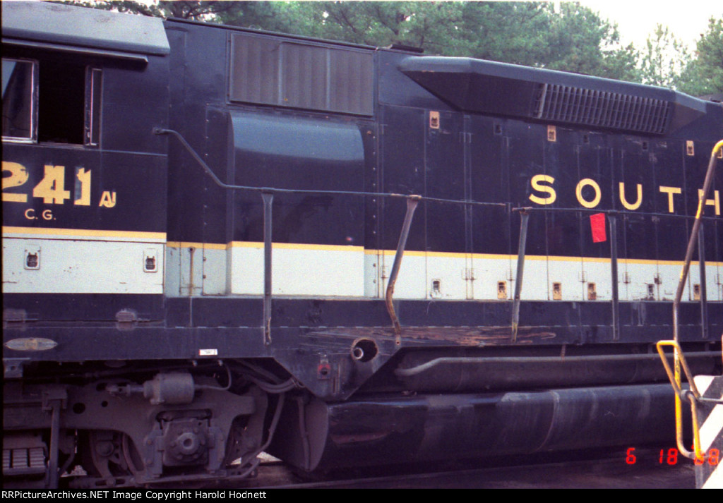 SOU 241 was involved in a sideswipe accident